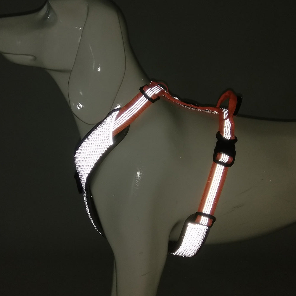 Arnés Reflectante para Perros – Seguro, Ajustable y Resistente