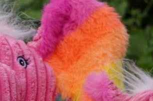 Elefante Arcoíris Knottie® – Juguete de Peluche Premium para Perros