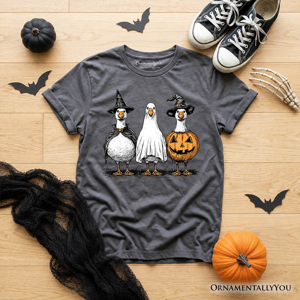 Kids' Halloween Goose T-Shirt – OEKO-TEX® Certified 100% US Cotton | Camiseta Halloween Niño Algodón Certificado