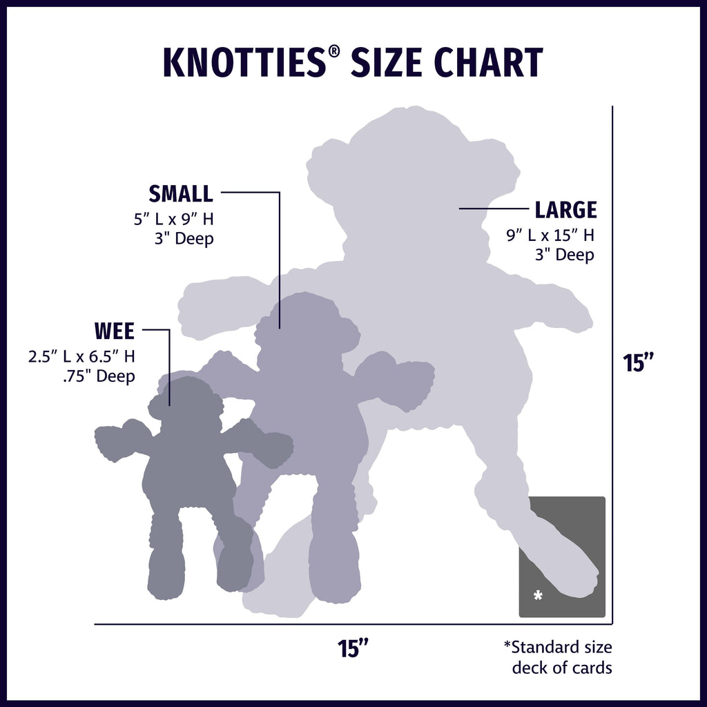 Elefante Arcoíris Knottie® – Juguete de Peluche Premium para Perros