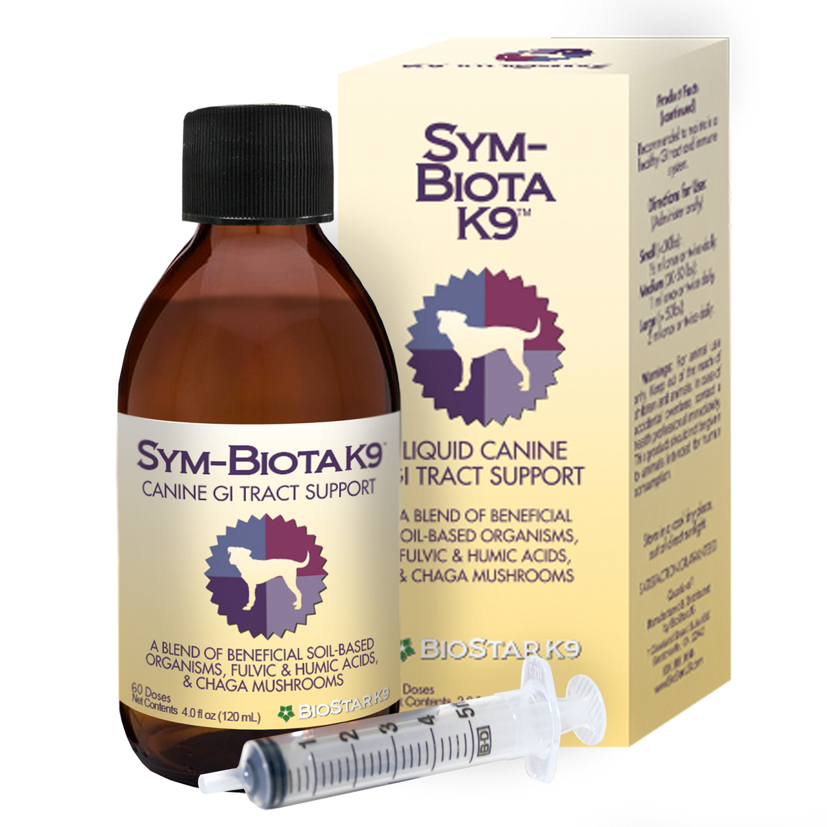 Sym-Biota K9 – Probiótico Líquido para Perros con Hongo Chaga