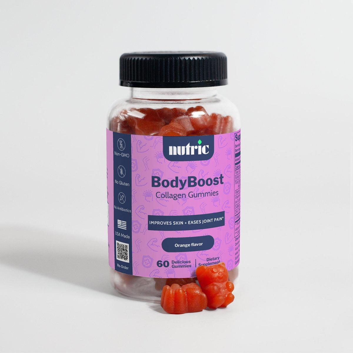 BodyBoost Gomitas de Colágeno con Vitamina C – Articulaciones y Piel