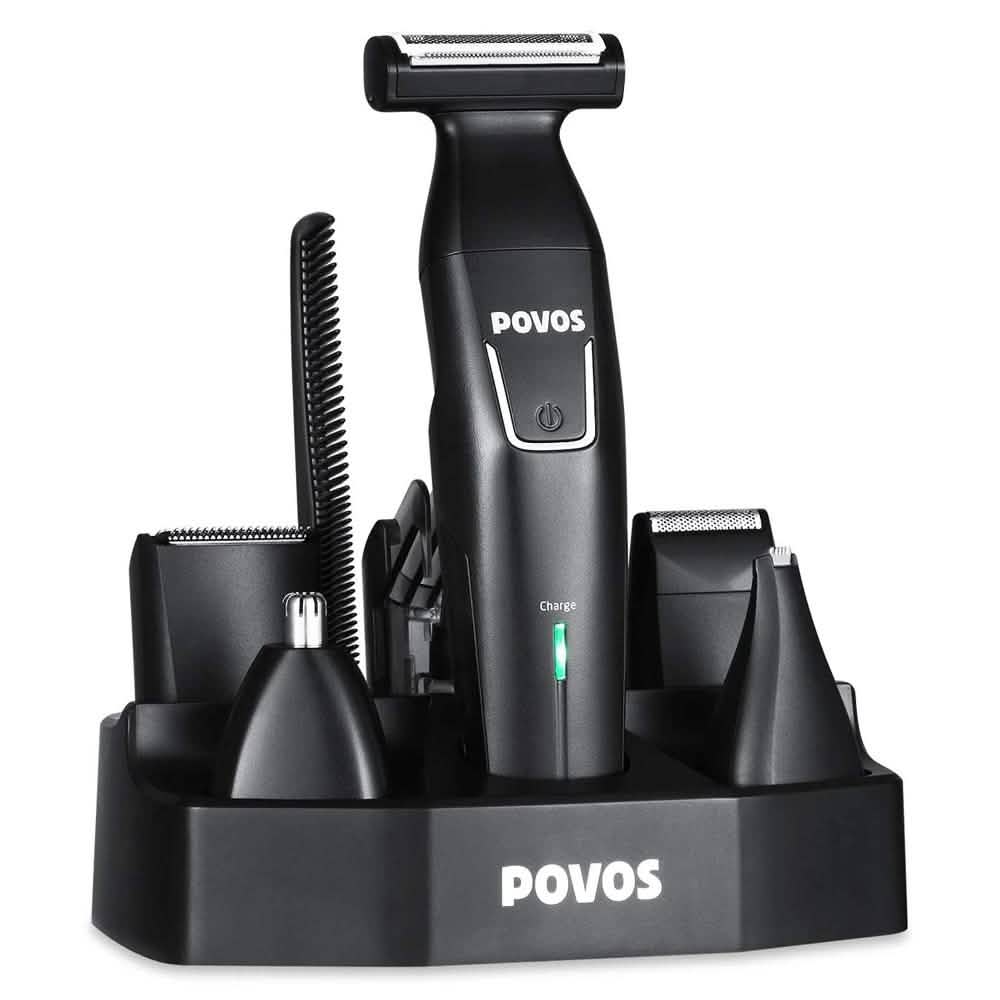 Kit Afeitadora Corporal Inalámbrica 5 en 1 Povos